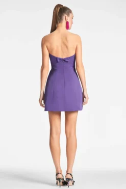 Alanna Dress - Amethyst -Sachin & Babi Shop ALANNADRESS AMETHYST BACK scaled