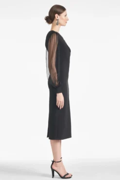Alanz Dress - Black 8 Alanz Dress - Black -Sachin & Babi Shop ALANZDRESS BLACK SIDE scaled