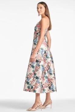 Allesandra Dress - Antico Botonico -Sachin & Babi Shop ALLESANDRADRESS ANTICOBOTONICO SIDE