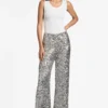 Alli Pant - Silver Sequins