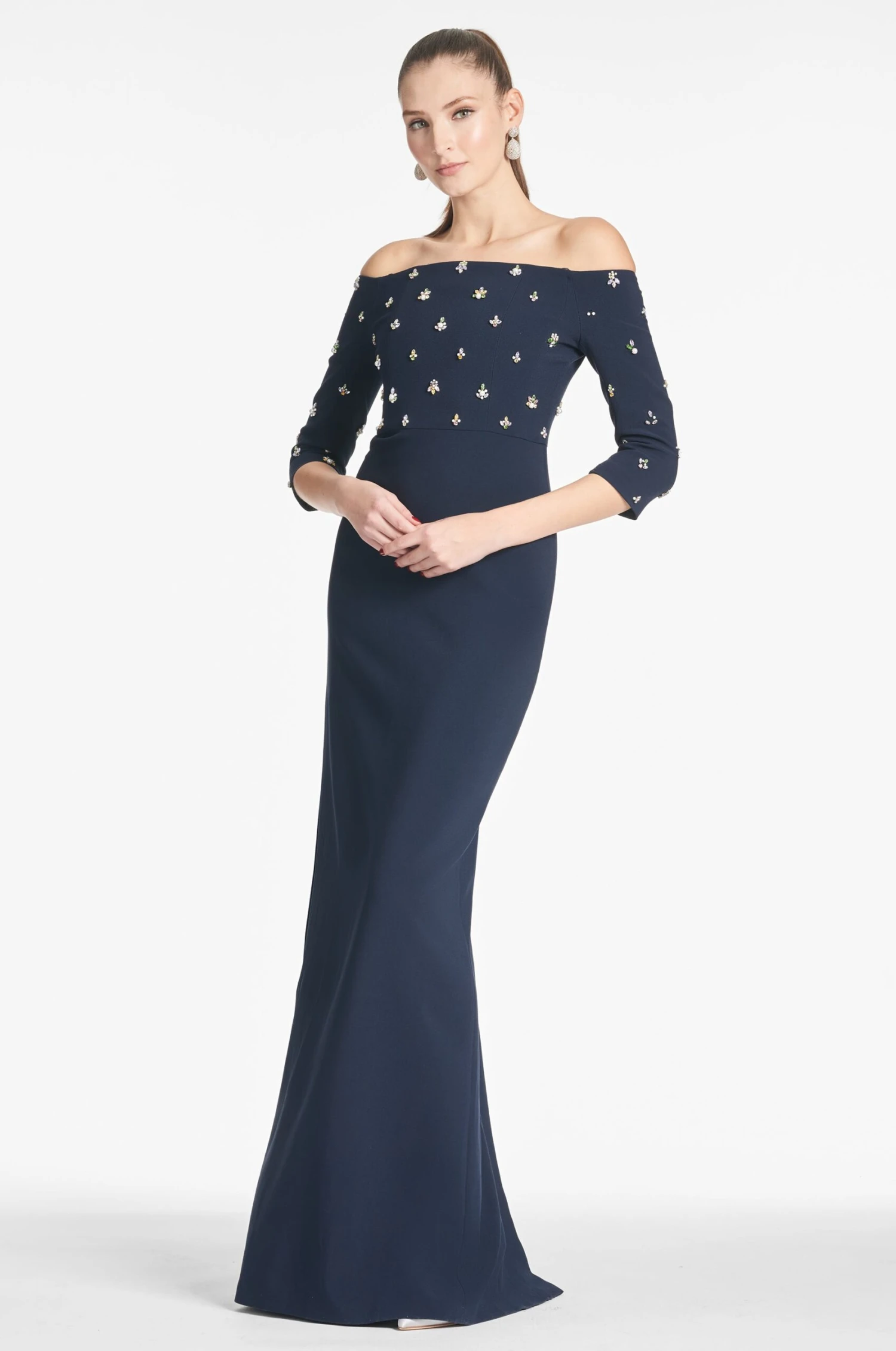 Amarette Gown - Dark Midnight 1 Amarette Gown - Dark Midnight