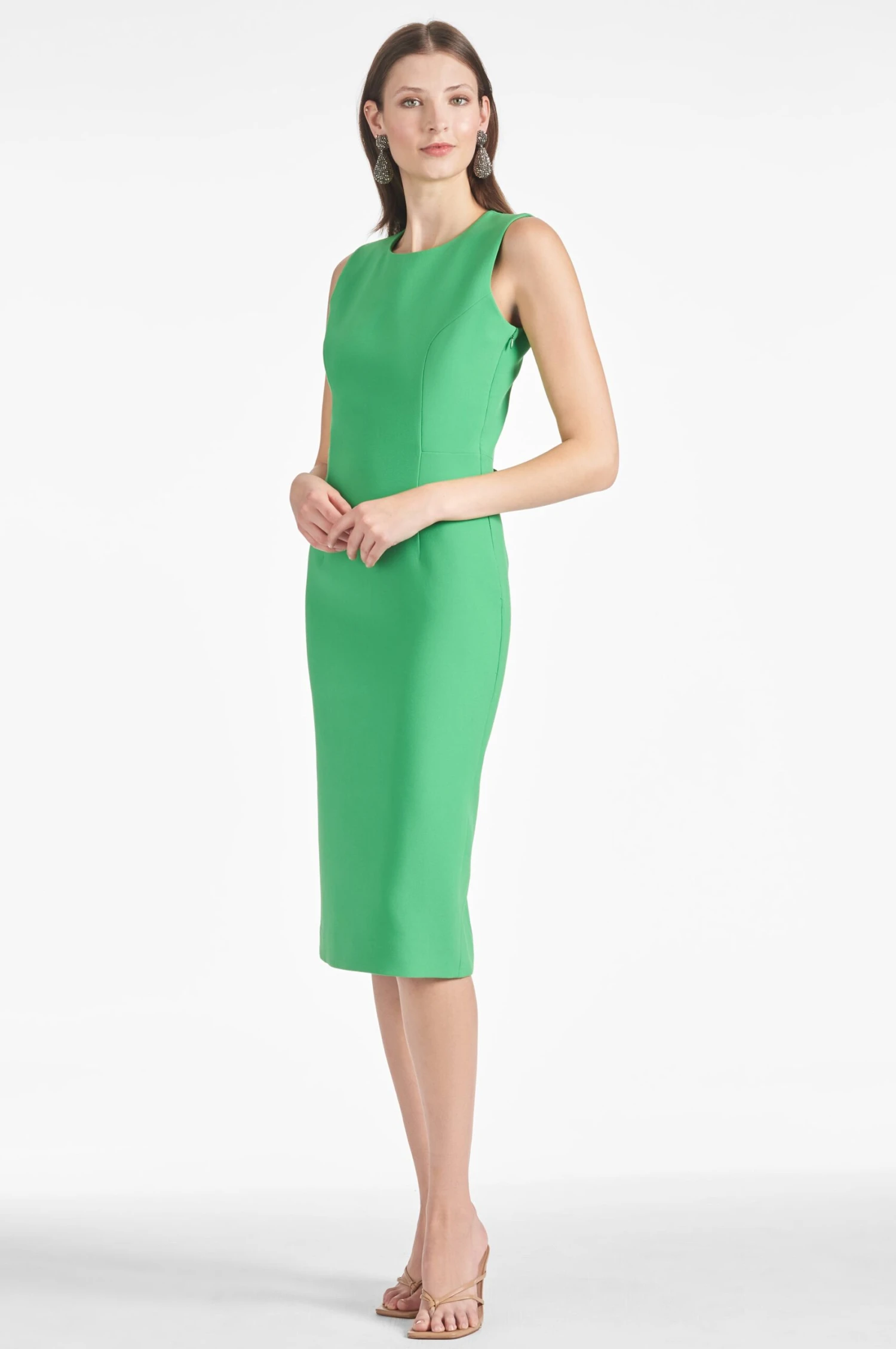 Anna Dress - Parrot Green 1 Anna Dress - Parrot Green