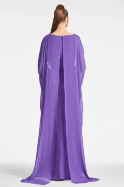 Aphrodite Gown - Amethyst -Sachin & Babi Shop APHRODITEGOWN AMETHYST BACK scaled