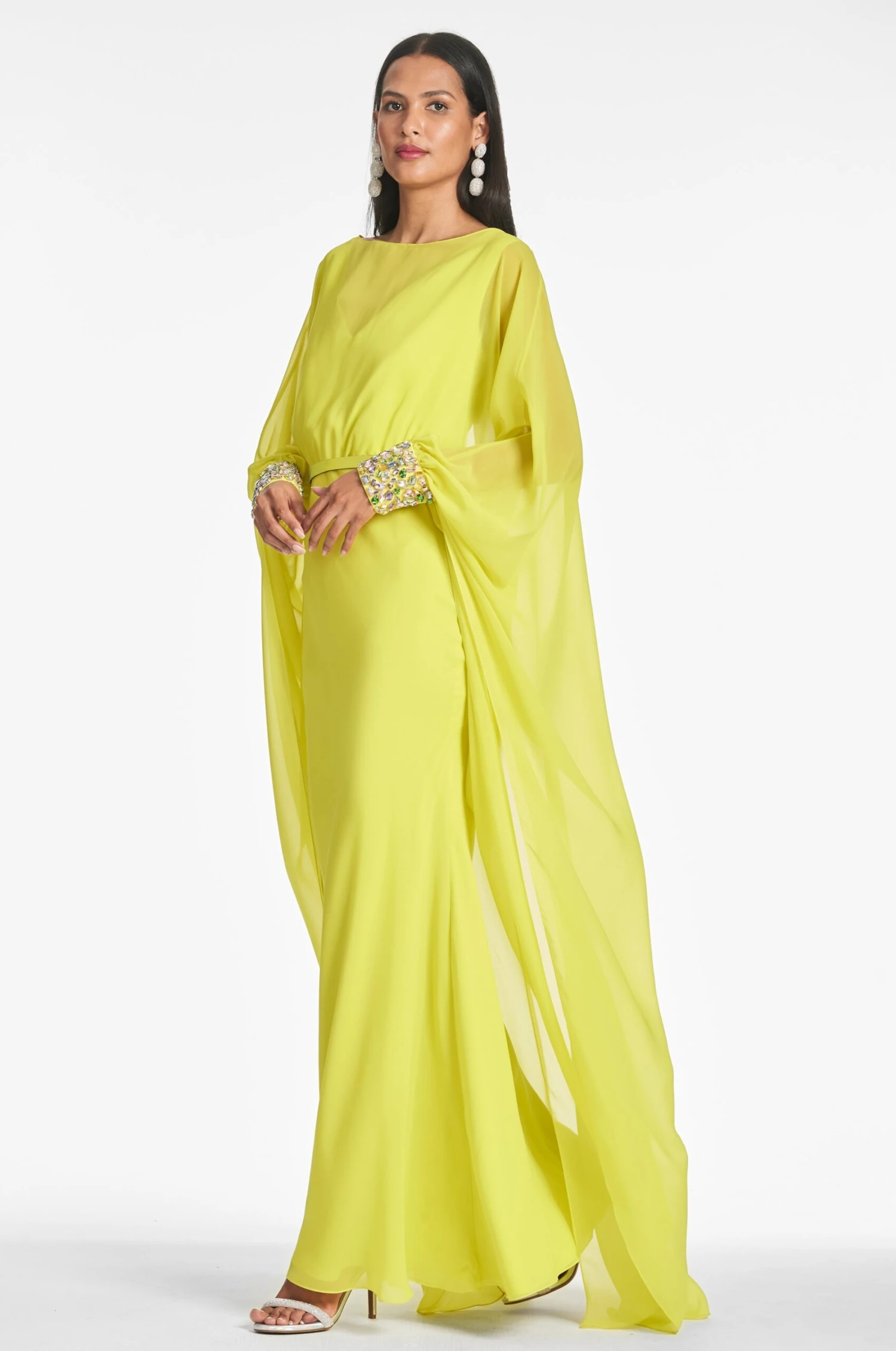 Aphrodite Gown - Neon Limeade 3 Aphrodite Gown - Neon Limeade - Image 3