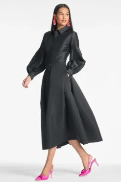 Astor Top - Black -Sachin & Babi Shop ASTORTOP LEIGHTONSKIRT BLACK SIDE scaled