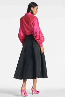Astor Top - Fuchsia -Sachin & Babi Shop ASTORTOP LEIGHTONSKIRT FUCHSIA BACK scaled
