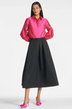 Astor Top - Fuchsia -Sachin & Babi Shop ASTORTOP LEIGHTONSKIRT FUCHSIA FRONT scaled