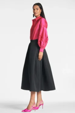 Astor Top - Fuchsia -Sachin & Babi Shop ASTORTOP LEIGHTONSKIRT FUCHSIA SIDE2 1 scaled