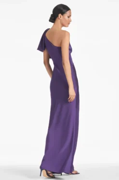 Aubrey Gown - Amethyst 8 Aubrey Gown - Amethyst -Sachin & Babi Shop AUBREYGOWN AMETHYST SIDE scaled