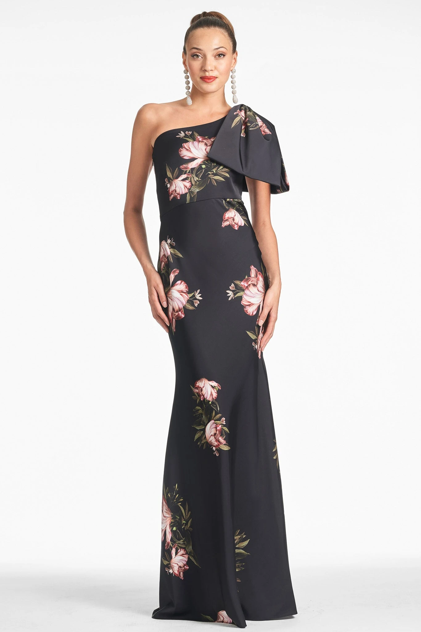 Aubrey Gown - Noir Blossom 1 Aubrey Gown - Noir Blossom