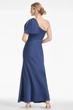 Aubrey Gown - Washed Indigo -Sachin & Babi Shop AUBREYGOWN WASHEDINDIGO BACK 4802586c a39d 43ad 8f54 02f7b27f4228 scaled