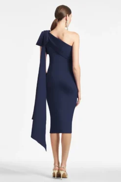 Miranda Dress - Navy -Sachin & Babi Shop BELLADRESS NAVY BACK 1 scaled