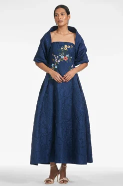 Belle Gown - Midnight -Sachin & Babi Shop BELLEDRESS HUGSHAWL MIDNIGHT FRONT scaled