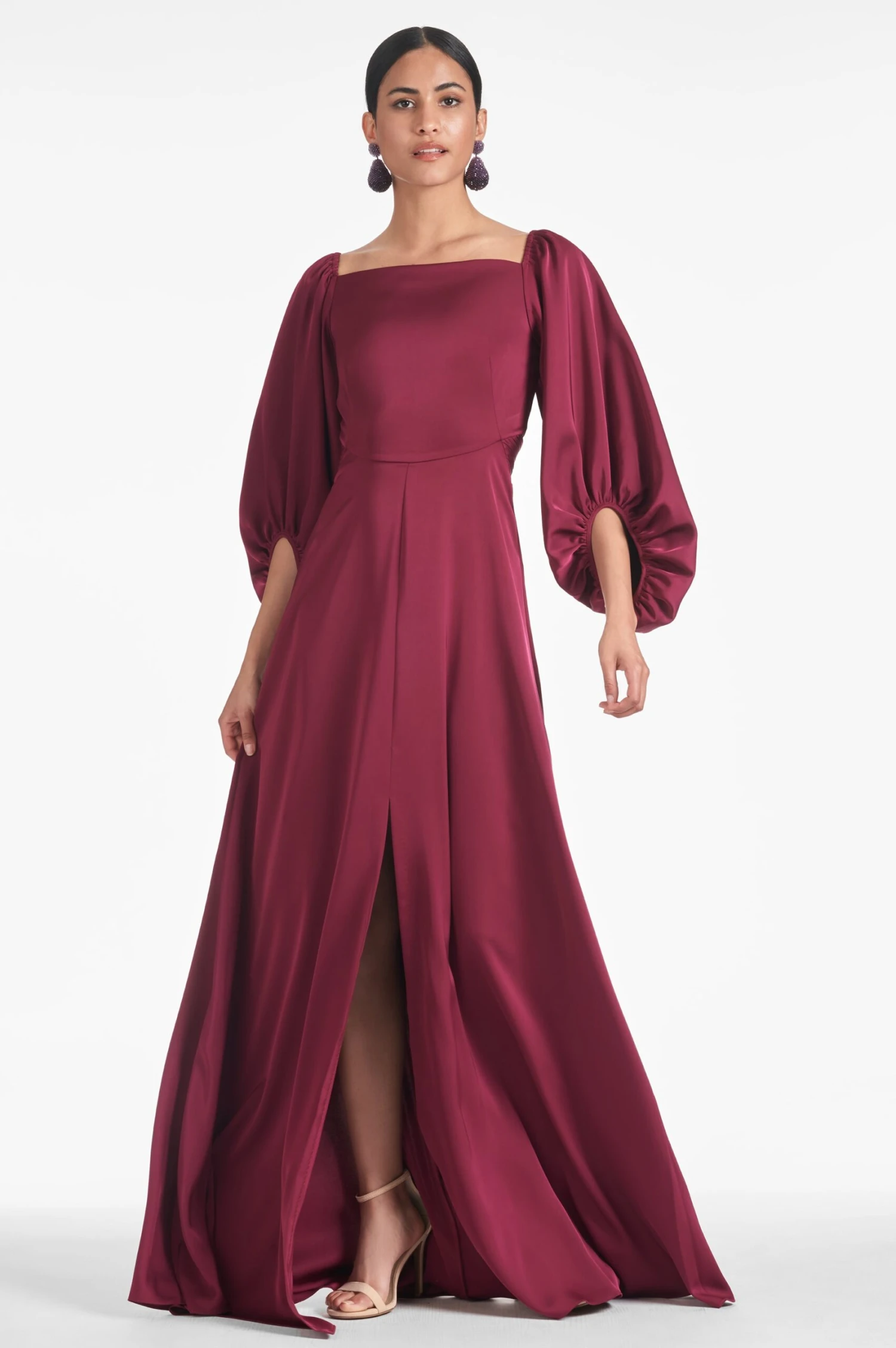 Bryant Gown - Garnet 1 Bryant Gown - Garnet