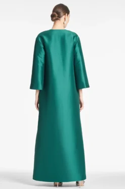 Calliope Coat - Emerald -Sachin & Babi Shop CALLIOPECOAT EMERALD BACK scaled