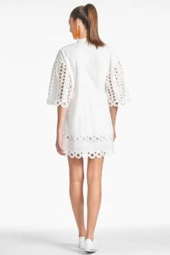 Capri Dress - White 7 Capri Dress - White -Sachin & Babi Shop CAPRIDRESS WHITE BACK