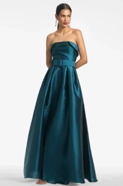 Ceri Gown - Deep Teal