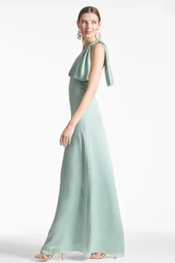 Chelsea Gown - Jade -Sachin & Babi Shop CHELSEAGOWN JADE SIDE scaled
