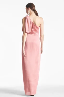 Chelsea Gown - Rouge -Sachin & Babi Shop CHELSEAGOWN ROUGE BACK scaled