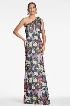 Chelsea Gown - Alto Giardino -Sachin & Babi Shop CHELSEAGOWN ALTOGIARDINO FRONT
