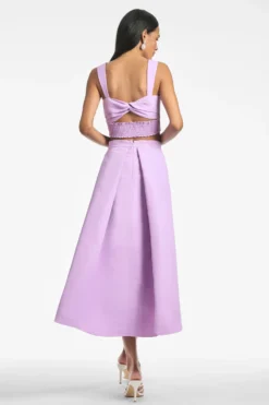 Darcy Top - Lilac -Sachin & Babi Shop DARCYTOP LEIGHTONSKIRT LILAC BACK scaled