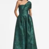 Deliah Gown - Malachite Bouquet Multi