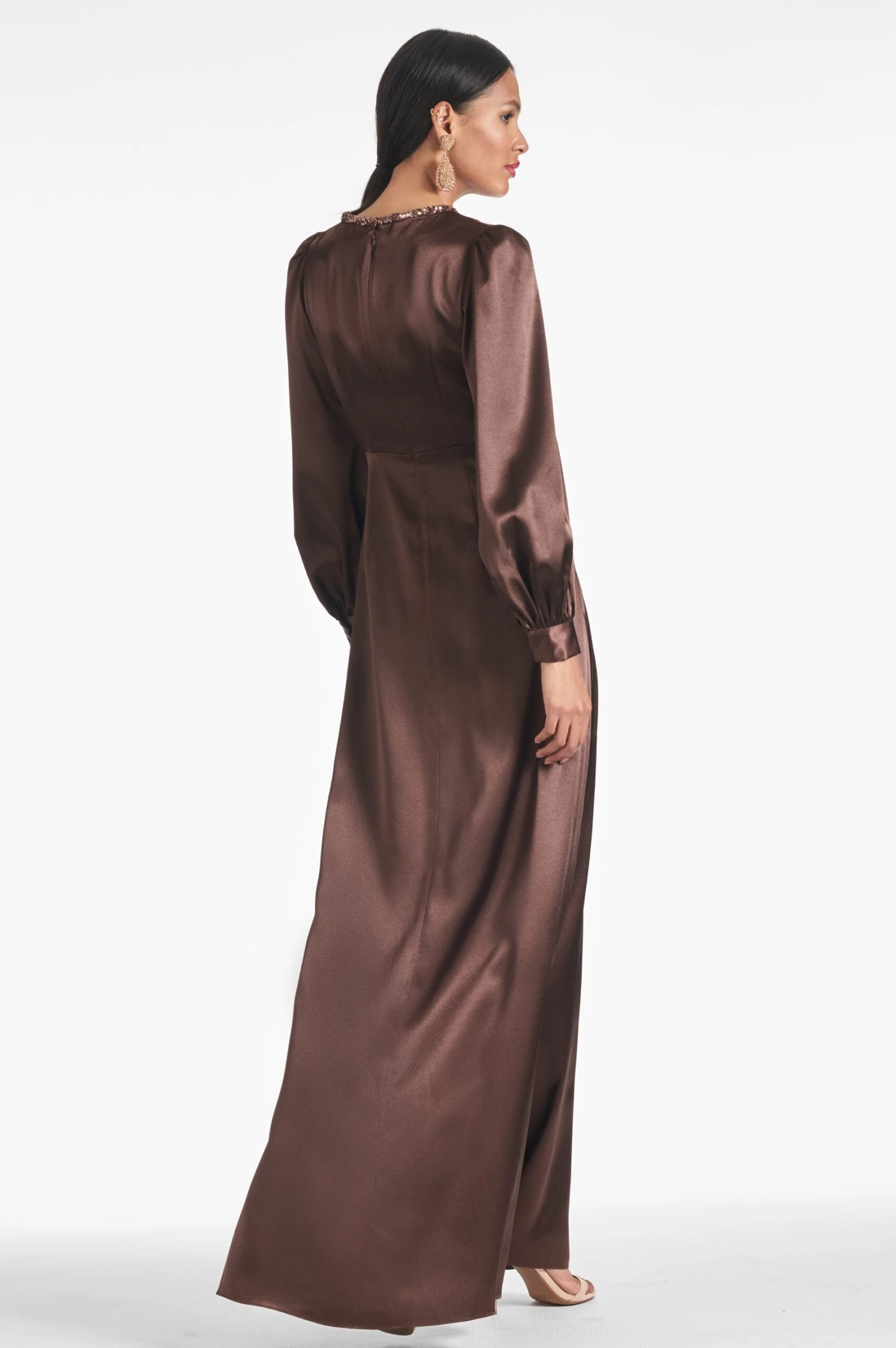 Dorthea Gown - Espresso 4 Dorthea Gown - Espresso - Image 4