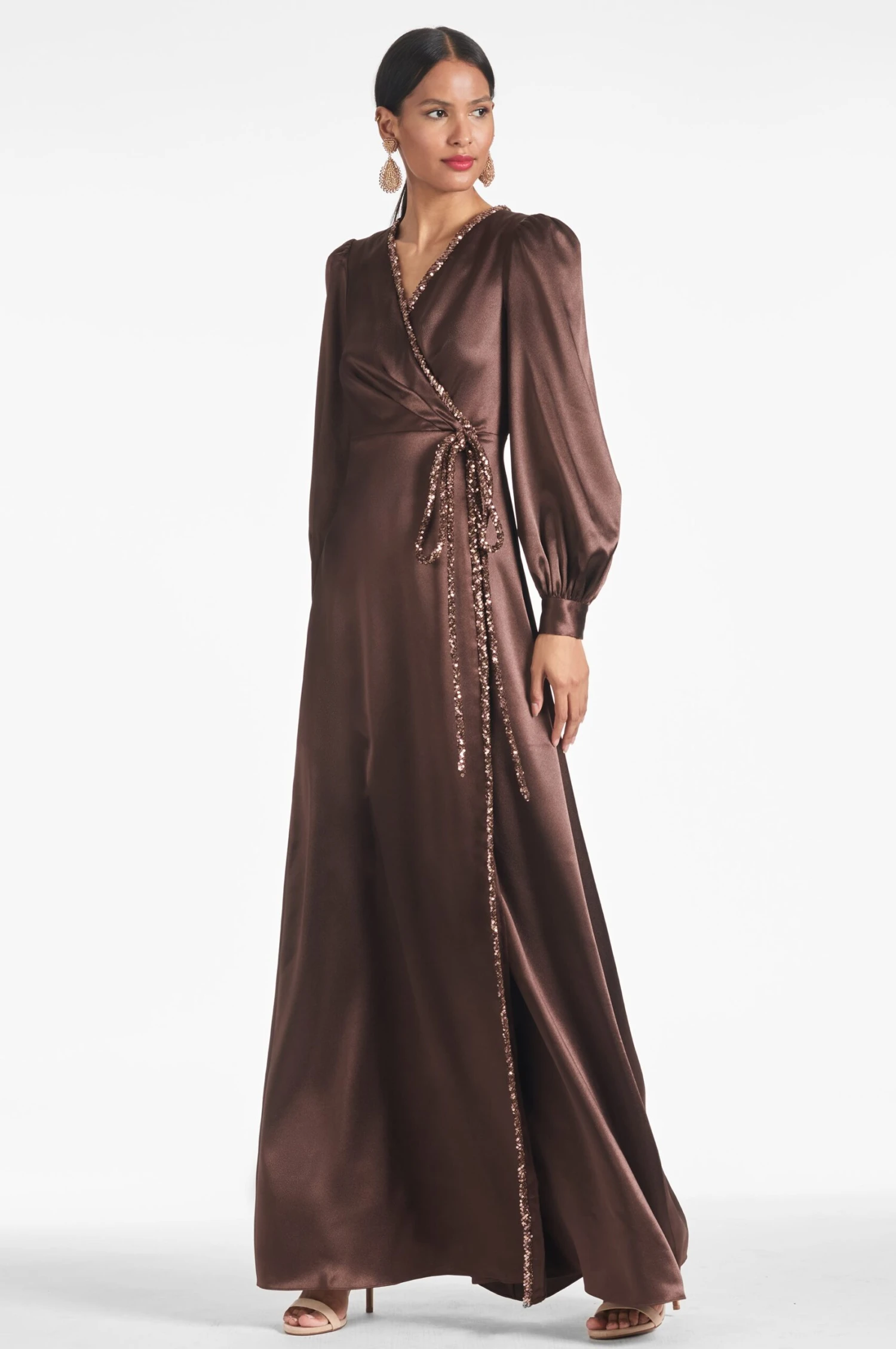 Dorthea Gown - Espresso 1 Dorthea Gown - Espresso