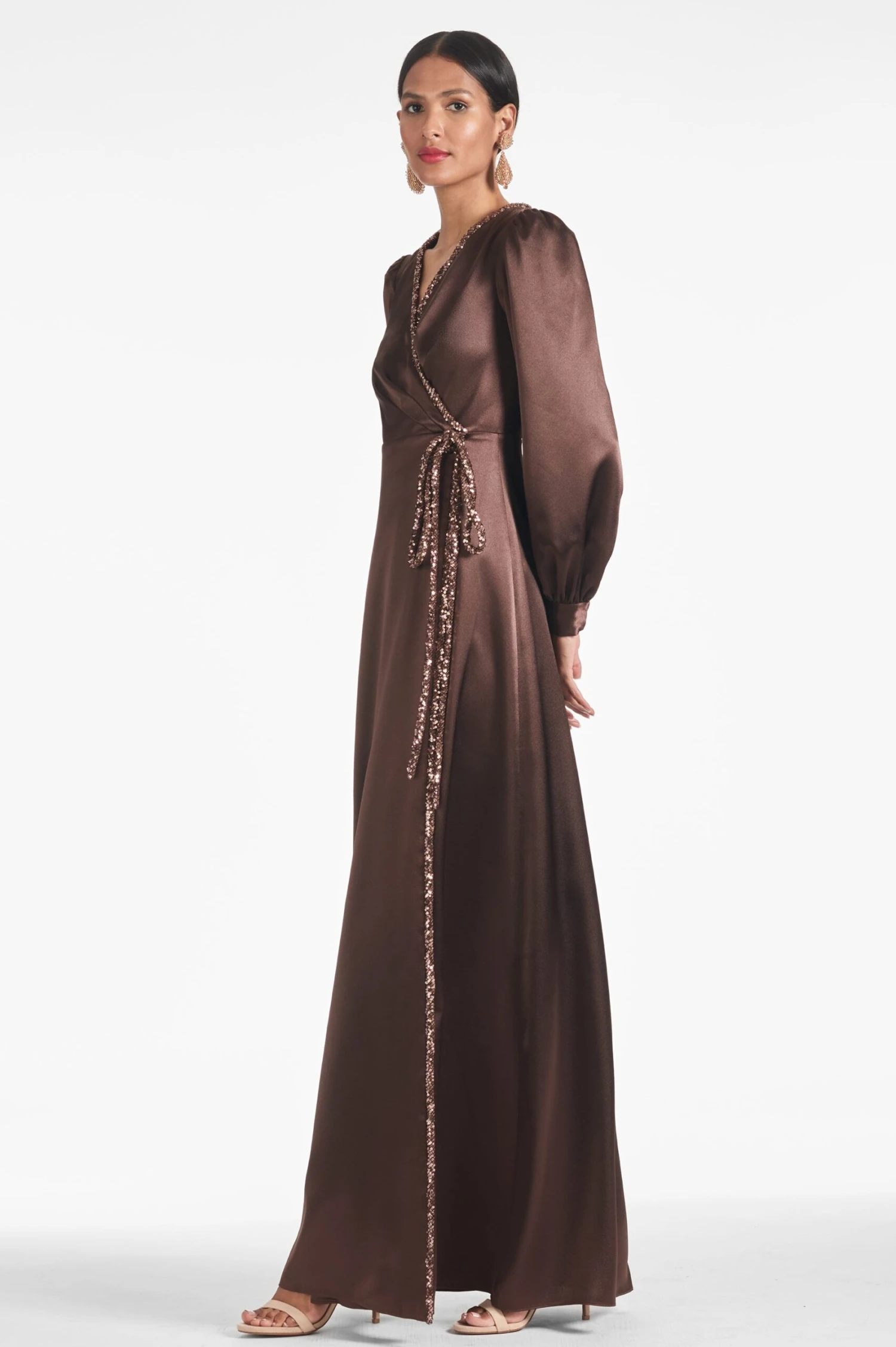 Dorthea Gown - Espresso 2 Dorthea Gown - Espresso - Image 2
