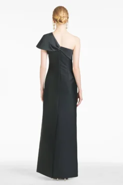 Ines Gown - Black -Sachin & Babi Shop F18G18 001 INESGOWN BLACK BACK scaled
