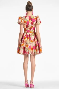 Festa Dress - Molti Fiore 7 Festa Dress - Molti Fiore -Sachin & Babi Shop FESTADRESS MOLTIFIORE BACK