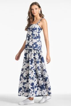 Giorno Dress - Alto Blu Fiore 6 Giorno Dress - Alto Blu Fiore -Sachin & Babi Shop GIORNODRESS ALTOBLUFIORE SIDE