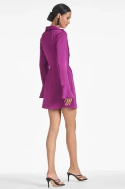 Greta Dress - Sparkling Grape 7 Greta Dress - Sparkling Grape -Sachin & Babi Shop GRETADRESS SPARKLINGGRAPE BACK scaled