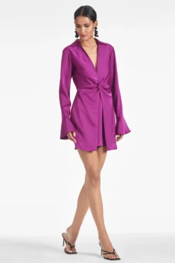 Greta Dress - Sparkling Grape