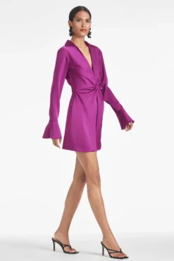 Greta Dress - Sparkling Grape 6 Greta Dress - Sparkling Grape -Sachin & Babi Shop GRETADRESS SPARKLINGGRAPE SIDE scaled