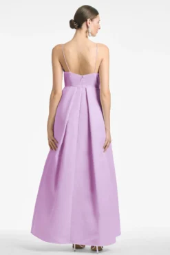 Gwen Gown - Lilac -Sachin & Babi Shop GWENGOWN RECOLOR LILAC BACK scaled