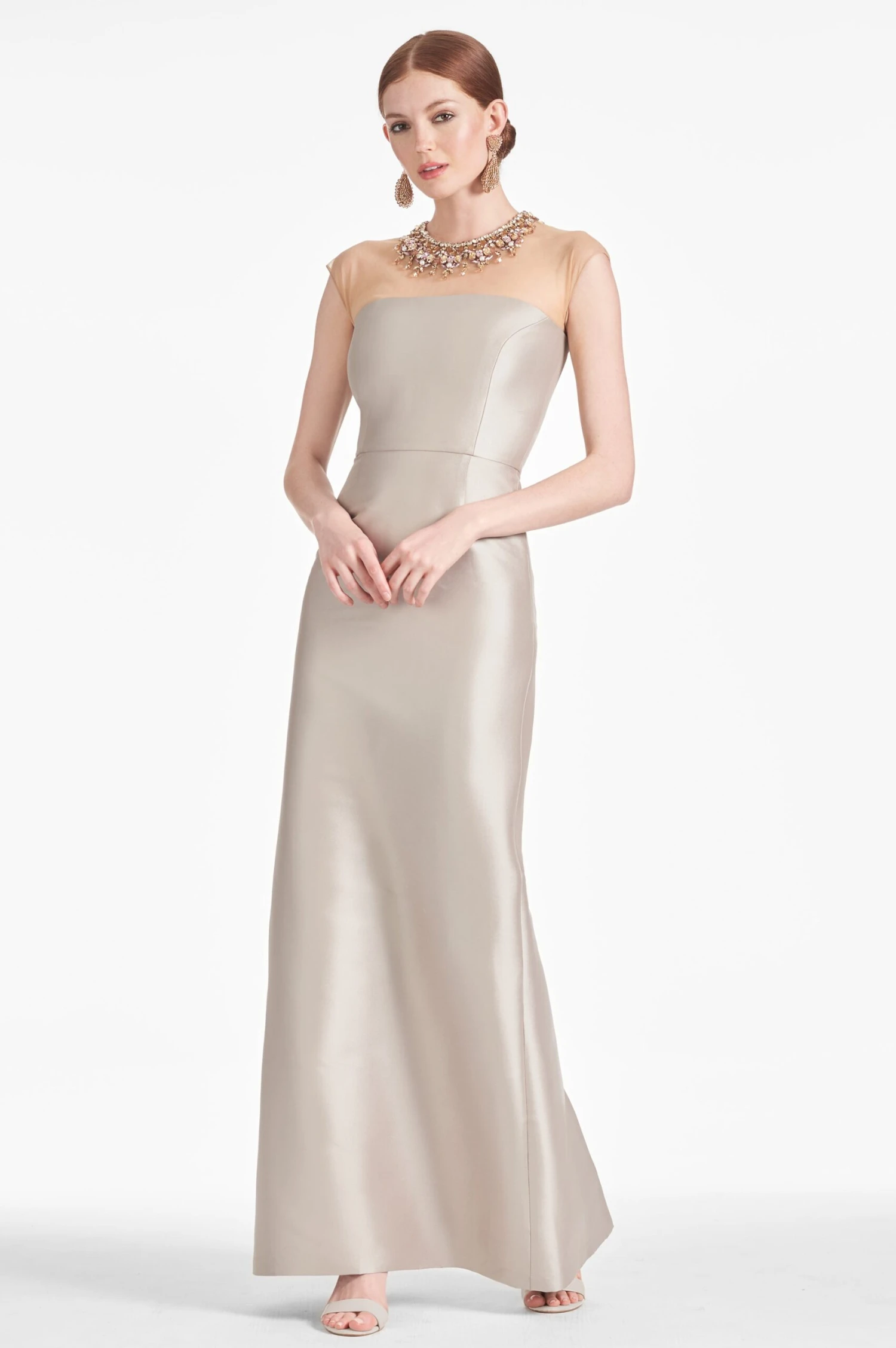 Irina Gown - Frosty Pewter 1 Irina Gown - Frosty Pewter