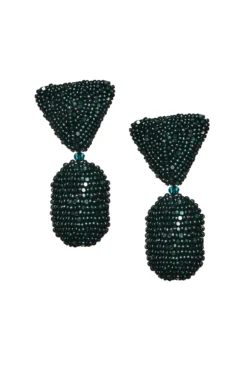 Chrystie Earrings - Metallic Faceted Beads -Sachin & Babi Shop J20E93 CHRYSTIEEARRING METALLICEMERALD scaled