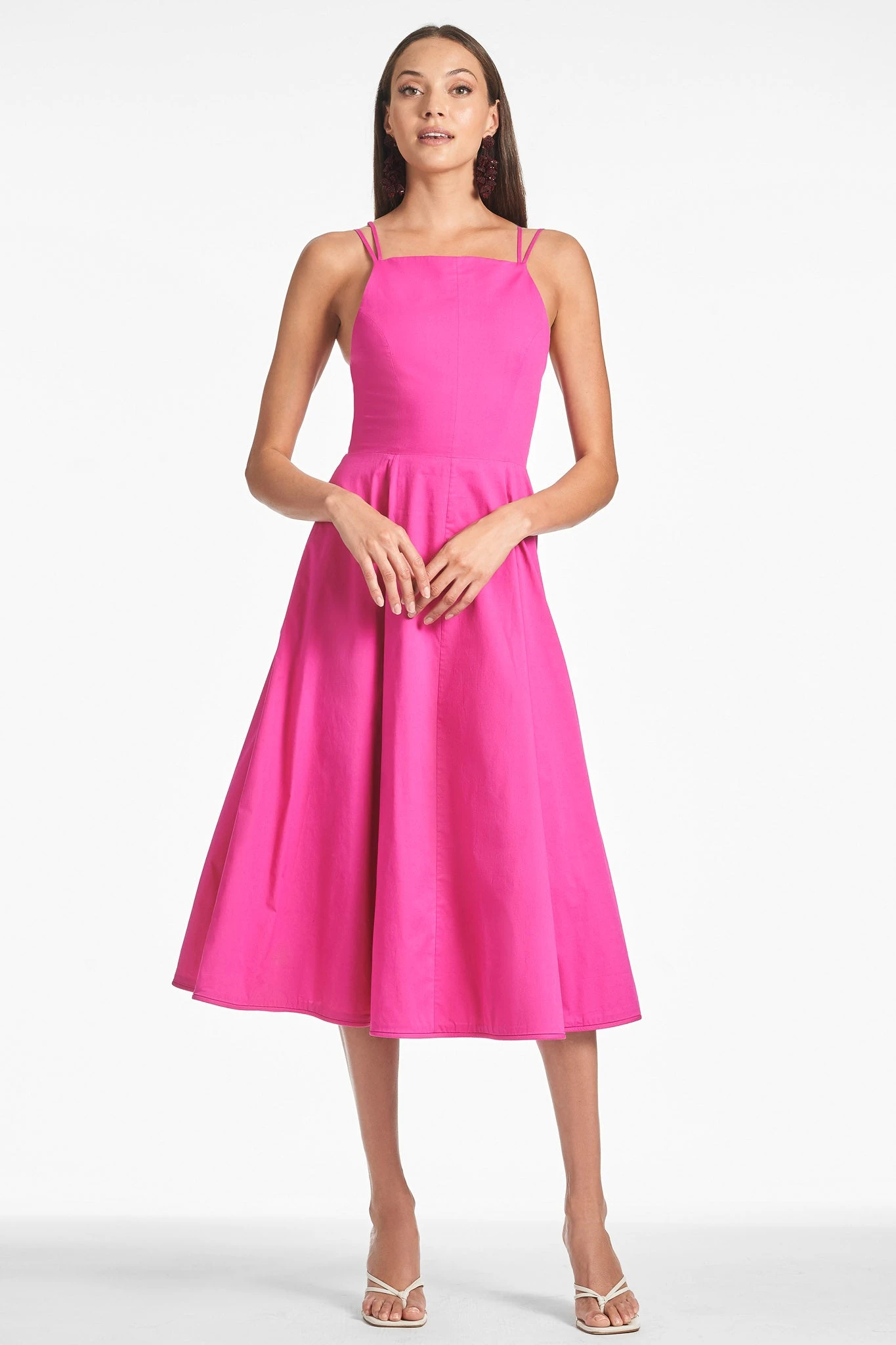 Jacinta Dress - Cerise 2 Jacinta Dress - Cerise - Image 2