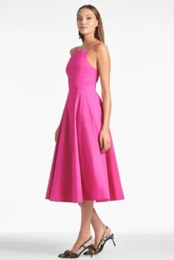 Jacinta Dress - Cerise 6 Jacinta Dress - Cerise -Sachin & Babi Shop JACINTADRESS CERISE SIDE