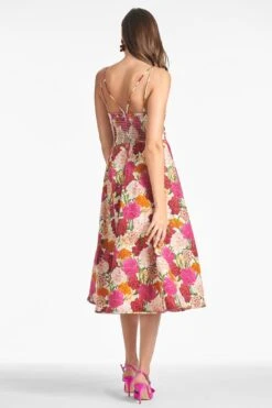 Jacinta Dress - Molti Fiore -Sachin & Babi Shop JACINTADRESS MOLTIFIORE BACK