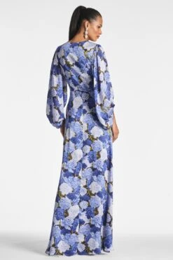 Jenny Gown - Rosa Azurro -Sachin & Babi Shop JENNYGOWN ROSAAZURRO BACK