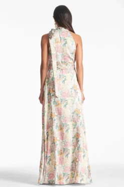 Kayla Gown - Antique Bouquet -Sachin & Babi Shop KAYLAGOWN ANTIQUEBOUQUET BACK scaled