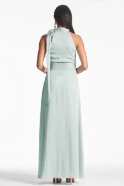 Kayla Gown - Jade -Sachin & Babi Shop KAYLAGOWN RECOLORTO JADE BACK scaled