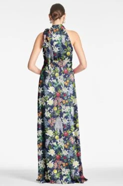 Kayla Gown - Alto Giardino -Sachin & Babi Shop KAYLAGOWN ALTOGIARDINO BACK