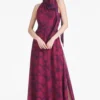 Kayla Gown - Magenta Bloom