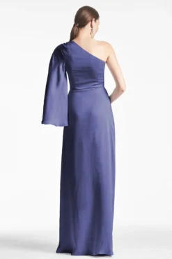 Keely Gown - Deep Cobalt -Sachin & Babi Shop KEELYGOWN RECOLORTODEEPCOBALT BACK scaled