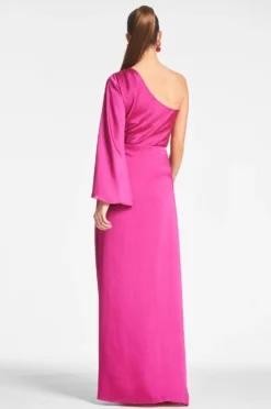 Keely Gown - Dragonfruit -Sachin & Babi Shop KEELYGOWN DRAGONFRUIT BACK a15b50d5 17ee 4333 b8c6 4ba4ffd8fef4 scaled