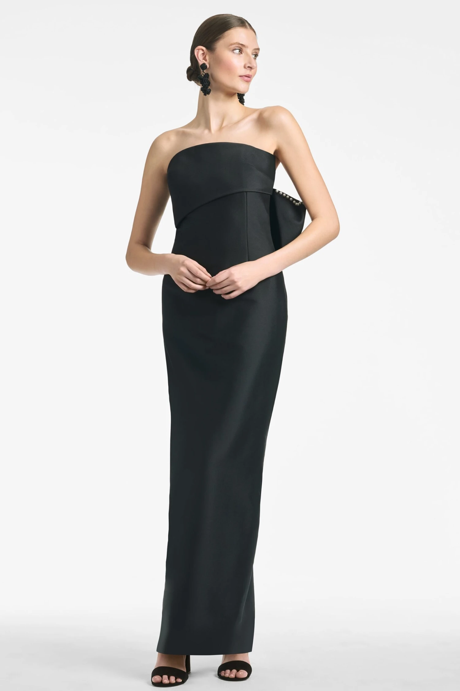 Keira Gown - Black 2 Keira Gown - Black - Image 2