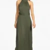 Kayla Gown - Moss Green